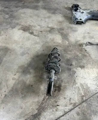 Peugeot 3008 II Front shock absorber with coil spring 9819718680