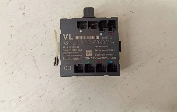 Mercedes-Benz E W212 Door control unit/module A2129004014 A2129011605 A2129020906