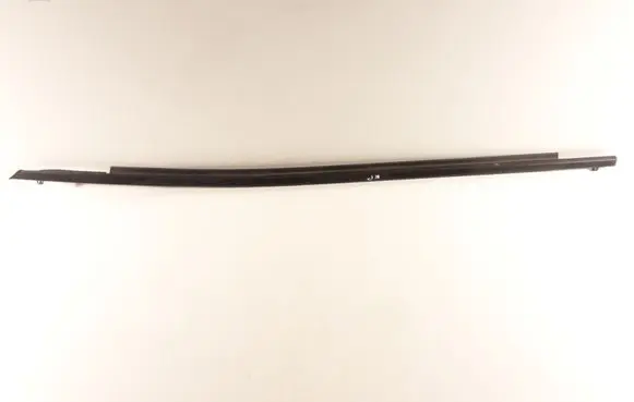 Front door glass trim molding