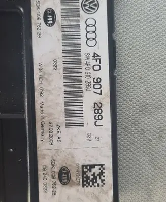 Audi A6 S6 C6 4F Comfort/convenience module 4F0907289J 4F0910289J