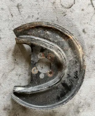Opel Agila A Rear brake disc plate dust cover 