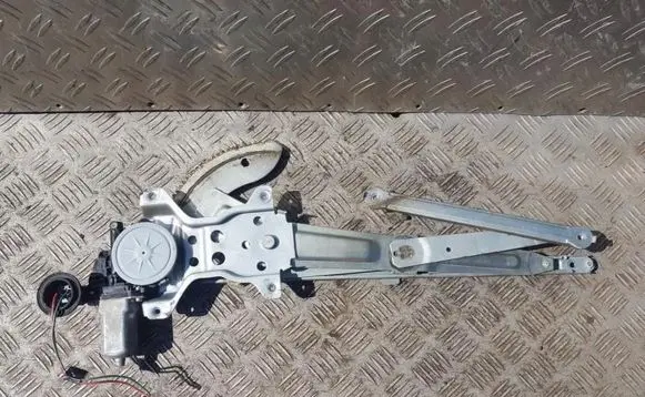 Sliding door window regulator with motor