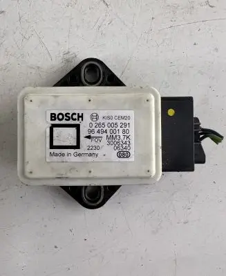 Peugeot 307 CC ESP acceleration yaw rate sensor 9649400180 0265005291