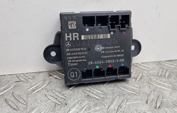 Mercedes-Benz E W212 Door control unit/module A2129004206