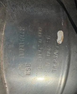 Citroen Jumpy Catalyst/FAP/DPF particulate filter 0019037688 9817106280