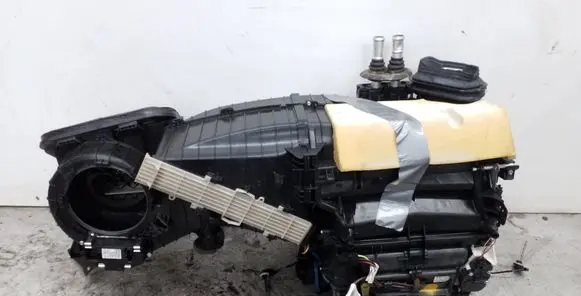 Interior heater climate box assembly