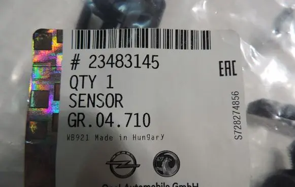 Opel Insignia A ABS brake wheel speed sensor 23483145