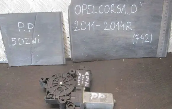 Opel Corsa D Rear door window regulator motor