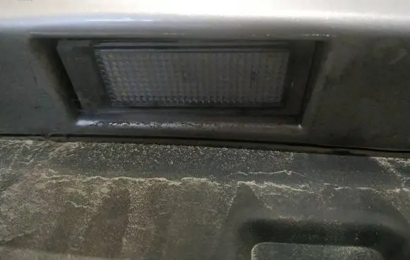 Renault Megane III Number plate light 