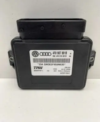 Audi A6 S6 C6 4F Hand brake control module 4F0907801B 4F0910801D