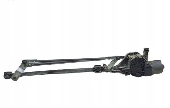 Front wiper linkage and motor