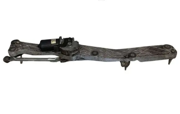 Front wiper linkage and motor