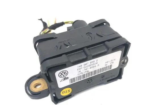 Volkswagen Golf V ESP acceleration yaw rate sensor 1K0907655D CV75L13Y6L 10170103643