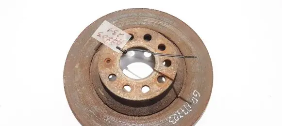 Audi A6 S6 C6 4F Rear brake disc neventiliuojamas