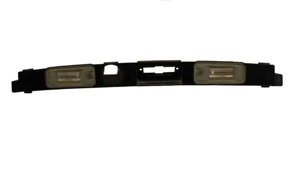 Trunk door license plate light bar