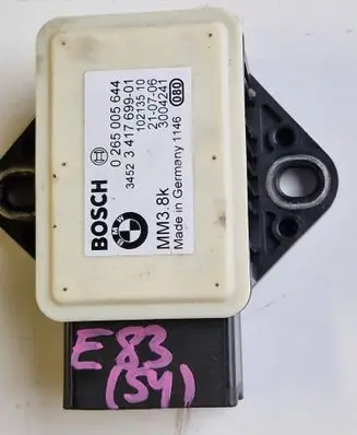BMW X3 E83 ESP acceleration yaw rate sensor 3417699 0265005644