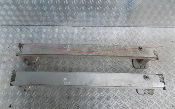 Citroen C4 II Rear bumper support beam 