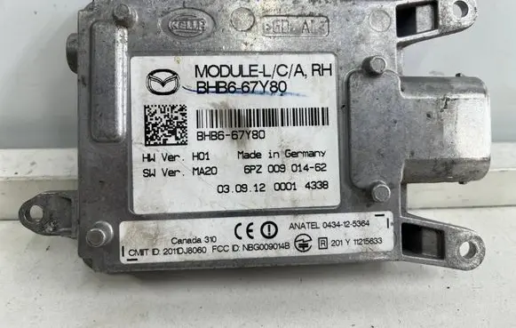 Mazda 3 II Blind spot module bhb6-67y80