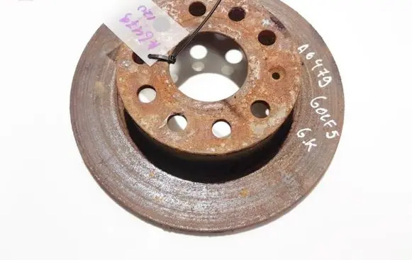 Volkswagen Golf V Rear brake disc neventiliuojamas