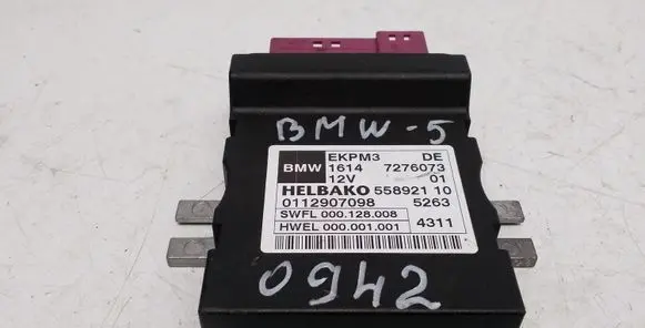 Fuel injection pump control unit/module