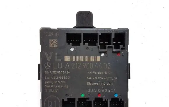 Mercedes-Benz E W212 Door control unit/module A2129004402