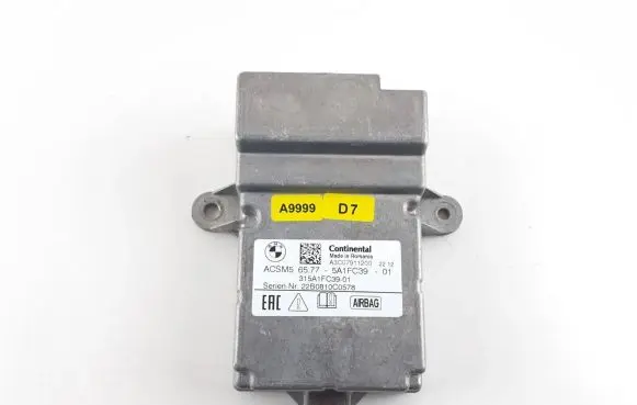 BMW 5 G30 G31 Airbag control unit/module 5A1FC39 65775A1FC39 A3C07911200