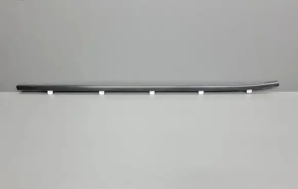 Front door glass trim molding