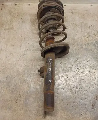 Peugeot 607 Front shock absorber with coil spring