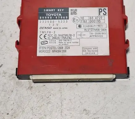 Toyota Prius (XW30) Keyless (KESSY) go control unit/module 8999047060 2325005223