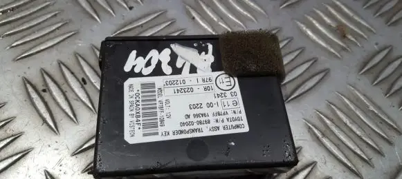 Toyota Auris 150 Immobilizer control unit/module 8978002040 89780-02040