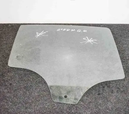 Opel Corsa D Rear door window glass 43R000479