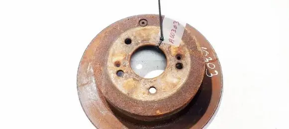 Hyundai Santa Fe Rear brake disc neventiliuojamas