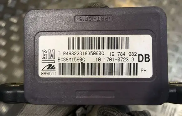 ESP acceleration yaw rate sensor