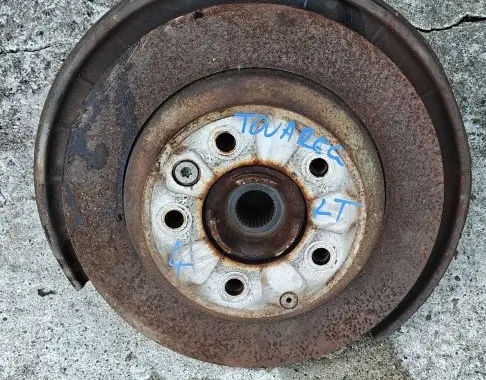 Volkswagen Touareg II Rear wheel hub 7p0609403g