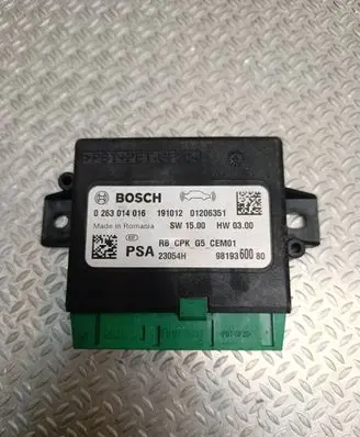 Opel Vivaro Parking PDC control unit/module 0263014016 01206351 191012