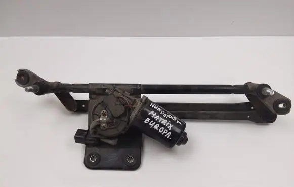 Hyundai Matrix Front wiper linkage and motor
