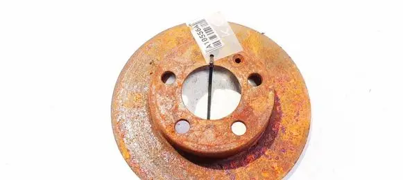 Audi A3 S3 8L Rear brake disc neventiliuojamas