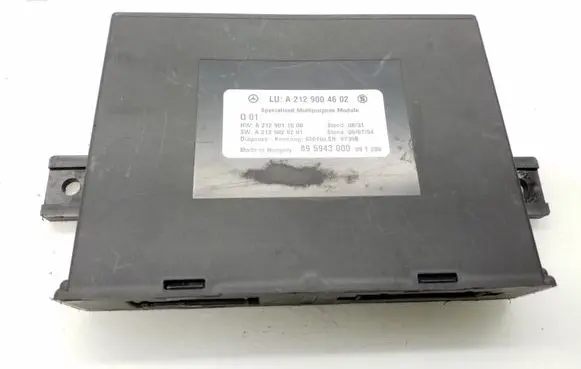Mercedes-Benz E W212 Other control units/modules A2129004602 A2129011000 A2129028201
