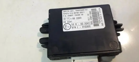 Toyota Yaris Other control units/modules 897800D011 89780-0D011