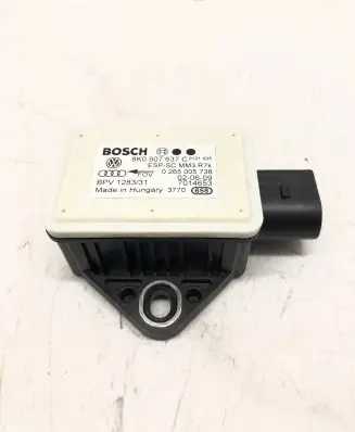 Audi A4 S4 B8 8K ESP acceleration yaw rate sensor 8K0907637C 0265005738 7014653