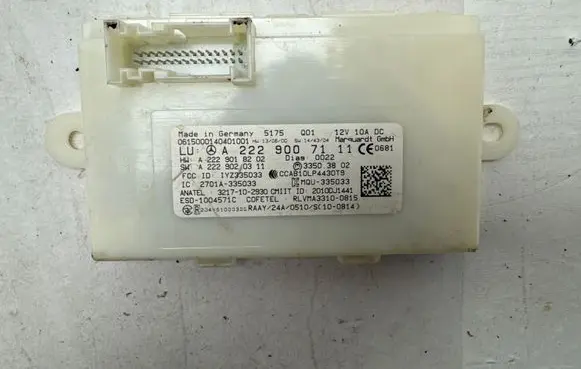 Mercedes-Benz S W222 Keyless (KESSY) go control unit/module A2229007111