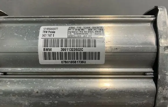BMW 1 E81 E87 Passenger airbag 34017467B 39911322602C 1019592400077
