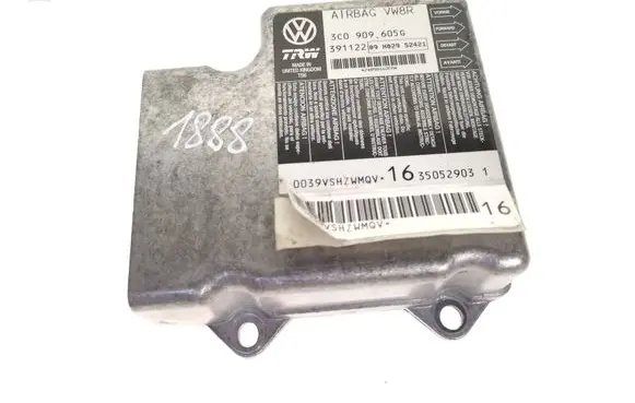 Volkswagen PASSAT B6 Airbag control unit/module 3C0909605G