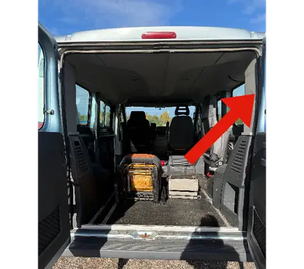 Fiat Ducato Trunk rubber seal (body) 