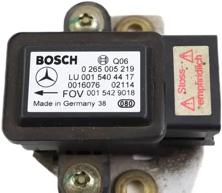 Mercedes-Benz Vaneo W414 ESP acceleration yaw rate sensor 0015404417 0265005219 0015429018