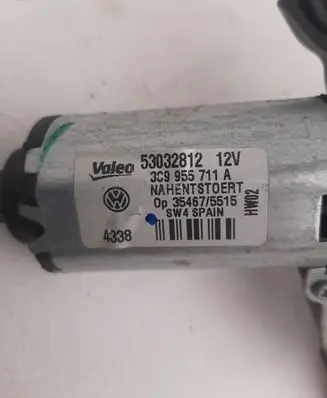 Volkswagen PASSAT B6 Rear window wiper motor 3C9955711A 53032812 354675515