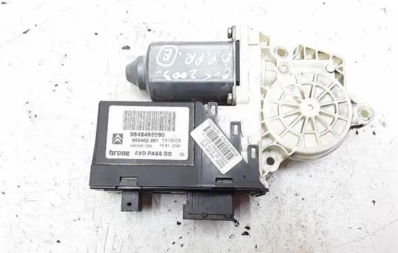 Citroen C5 Front door window regulator motor 9648485080 990402201 A90402033