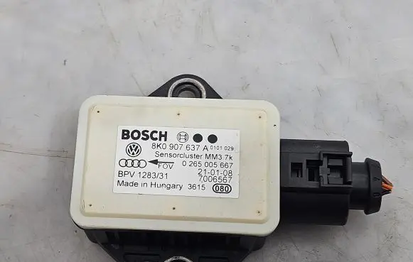 Audi A4 S4 B8 8K ESP acceleration yaw rate sensor 8K0907637A