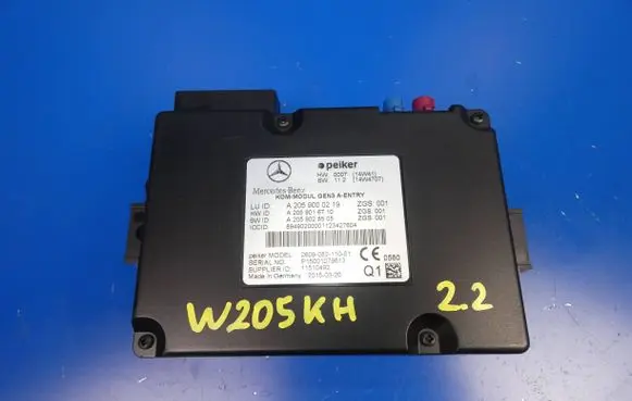 Mercedes-Benz C W205 Bluetooth control unit module A2059000219 A2059016710 A2059028505