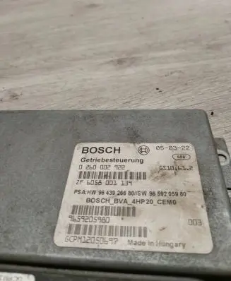 Peugeot 407 Transmission gearbox valve body 9659205980 6058001139 0260002922